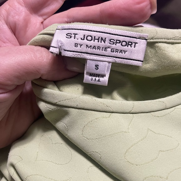 St John Sport by Marie Gray mint colored top. Size S. - Picture 7 of 8